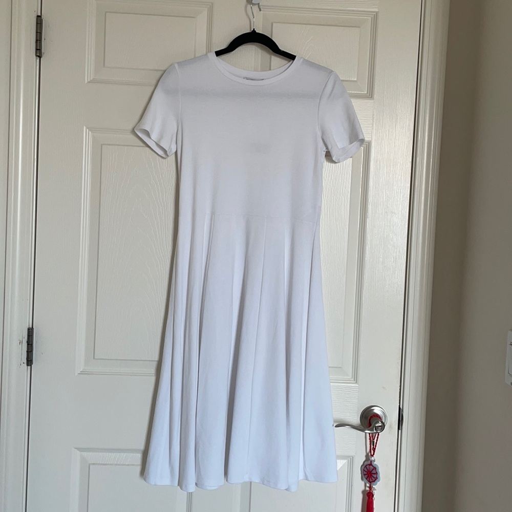 NWT ZARA White midi dress